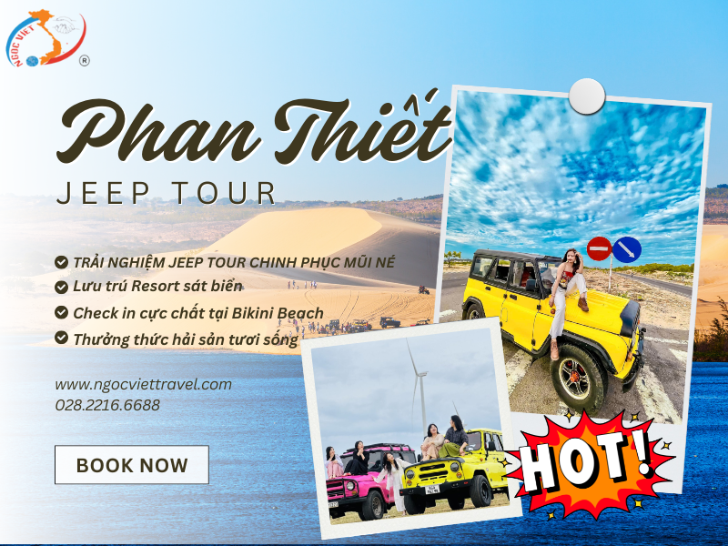 PHAN THIẾT - TRẢI NGHIỆM XE JEEP CHINH PHỤC MŨI NÉ