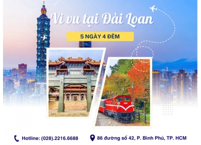 CAO HÙNG - ĐÀI TRUNG - ĐÀI BẮC - BAY VIETJET AIR